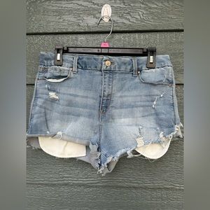 Rewash jeans size 13 light wash cutoffs